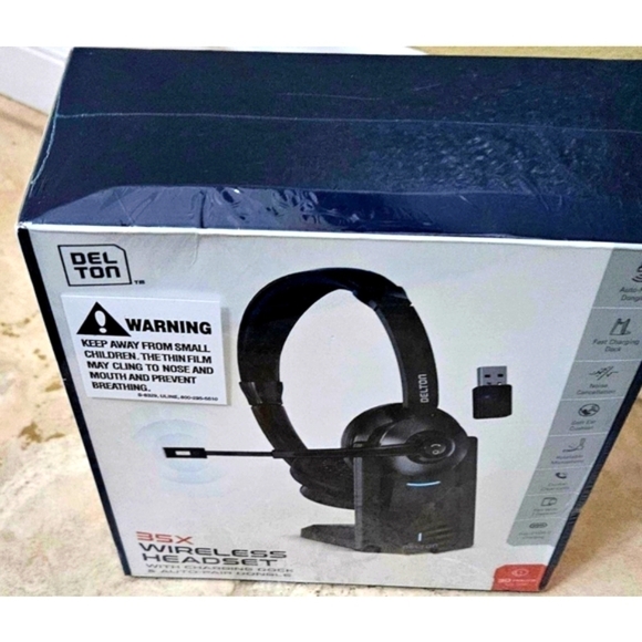 Delton 35X Wireless Noise Canceling Bluetooth Stereo Headset - Picture 9 of 11